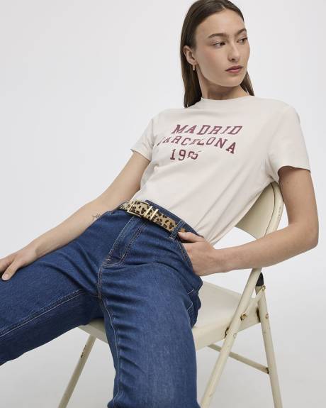 Crew-Neck Graphic T-Shirt