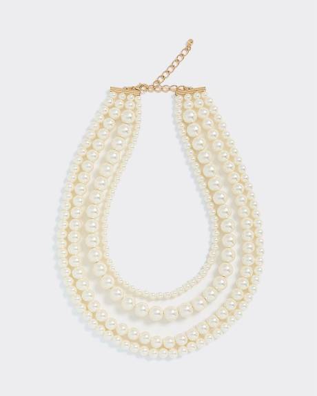 Multi-Layer Pearl Necklace