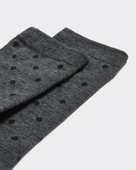 Bas classiques à pois