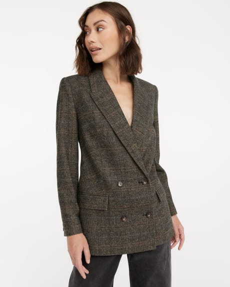 Loose Double-Breasted Blazer