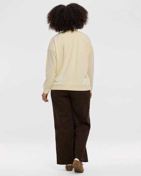 Pull à manches longues et col rond - R Essentials