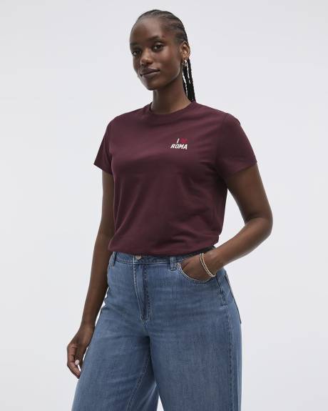 Crew-Neck Graphic T-Shirt