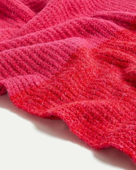 Wool-Blend Blanket Scarf