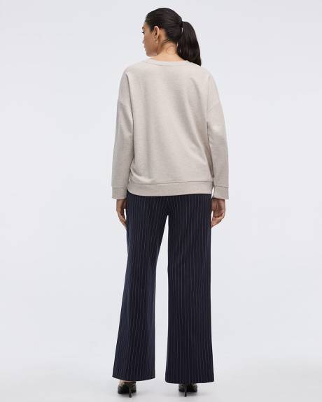 Long-Sleeve Crew-Neck Sweatshirt - R Essentials