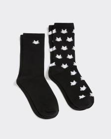 Bas classique avec chats - 2 paires