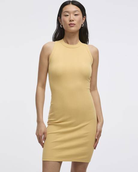 Sleeveless Bodycon Ribbed Dress