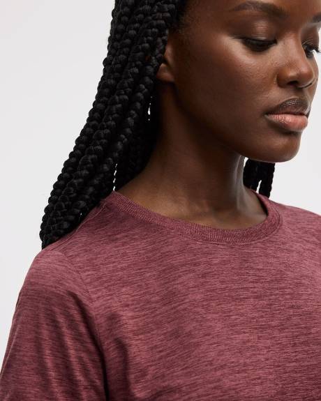 T-shirt à col rond et manches courtes - DRY-LUX (MD) Hyba Essentiels