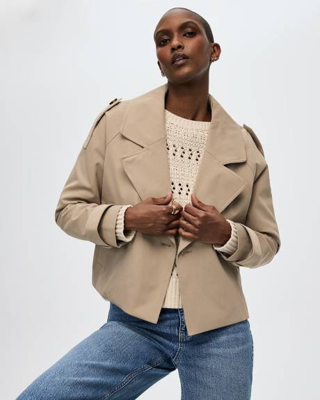 Manteau trench court