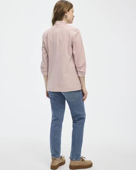 Collarless Open Blazer - The Timeless