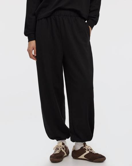 French Terry Harem Pant