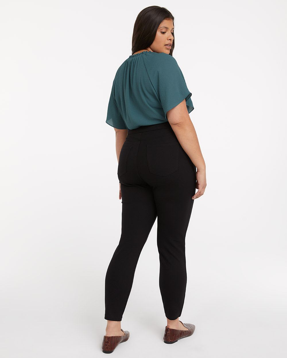 Black Leggings with Back Pockets - Tall