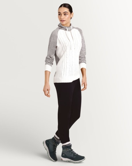 Knit Funnel Neck Pullover Hyba