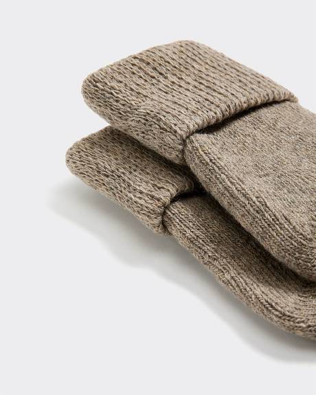 Bas d'hiver à revers