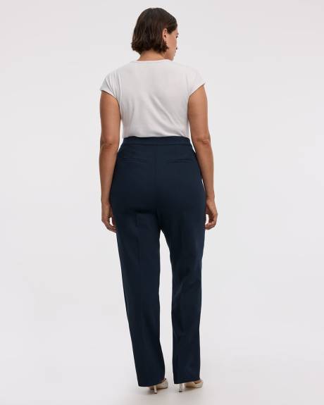 Pantalon à jambe droite et taille haute - Coupe Courbes