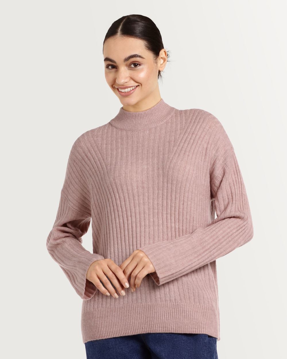 Solid Mock Neck Pullover | Regular | Reitmans
