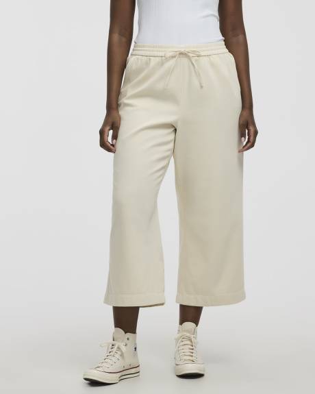 Pantalon capri en denim - Petite