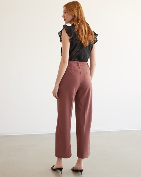 Wide-Leg Ankle Pant