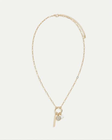 Figaro Chain Necklace with Charms