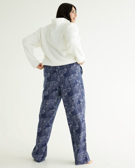 Straight-Leg Flannel Pyjama Pant