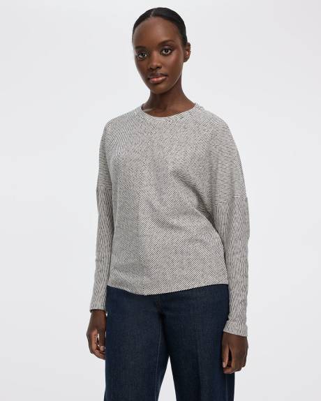Long-Sleeve Crew-Neck Top