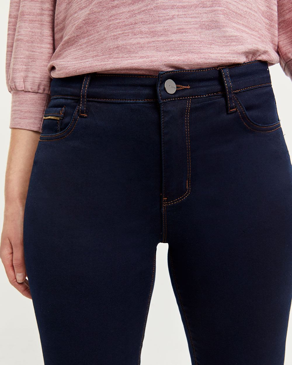 Jean skinny à taille haute Le Signature Doux - Petite ...
