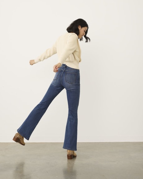 Super High-Rise Jean with Flare Leg - Petite