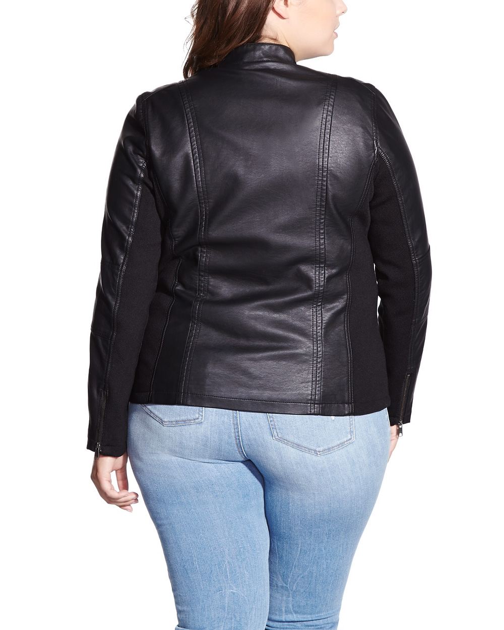 Plus Size Faux Leather Jacket | Plus Sizes | Reitmans