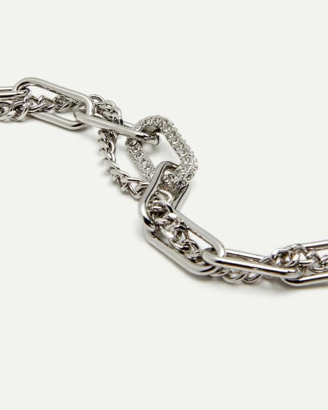 Two Layer Chunky Chain Bracelet