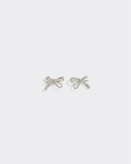 Small Delicate Bow Earrings