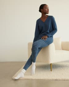 Long-Sleeve Tunic and Legging Cotton Pyjama Set