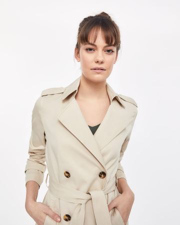 Soft and Light Trench Coat