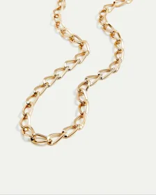 Short Oval Link Chain Necklace