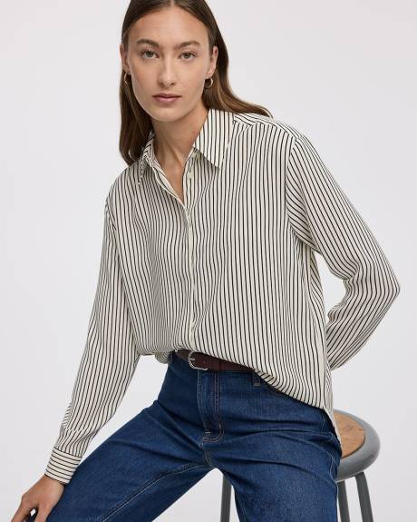 Blouse boutonnée à manches longues