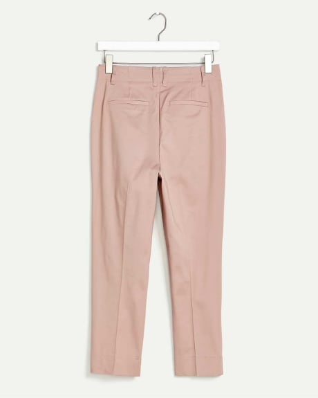 High Rise Cropped Slim Pants The Curvy