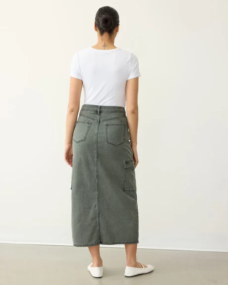 Maxi Skirt with Cargo Pockets