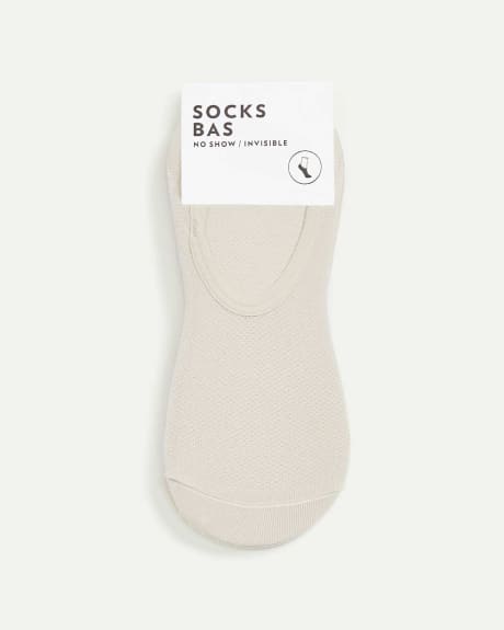 3-Pack Mesh No-Show Socks