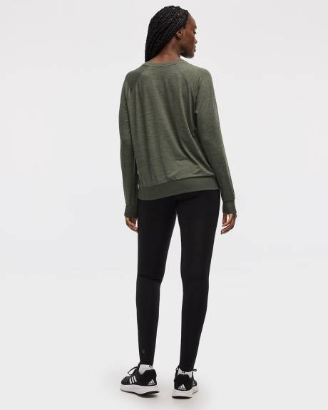 Pull à manches longues et col rond - Dry-Lux (MD) Hyba Essentiels