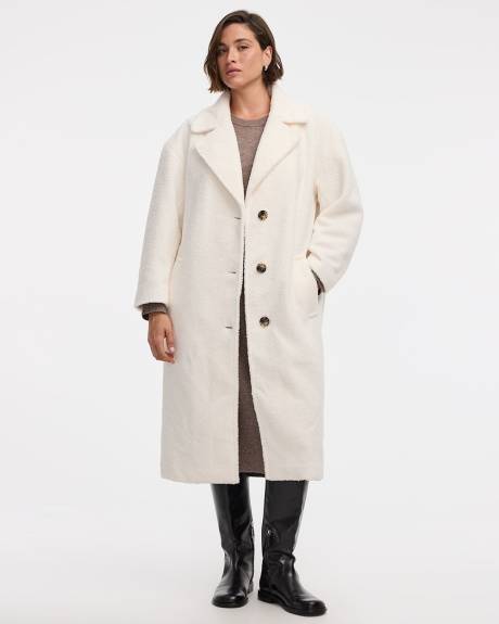 Oversized Sherpa Coat