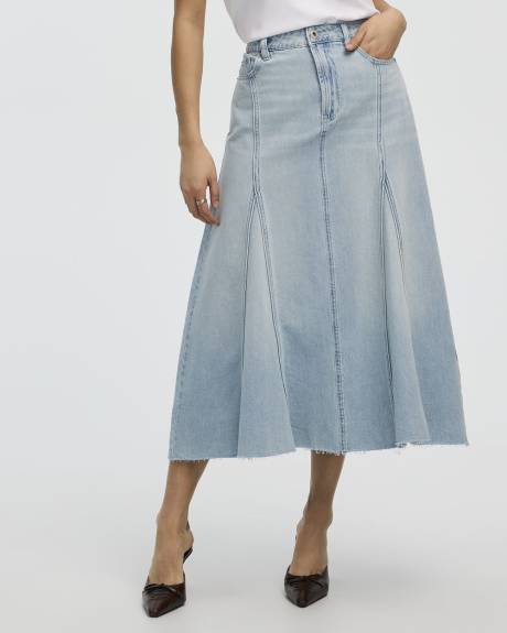 Midi Denim Skirt