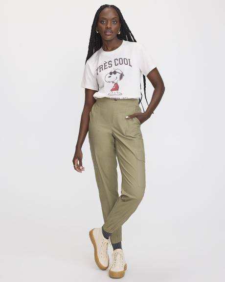 Poplin Jogger with Cargo Pockets - Tall