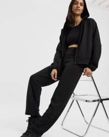 Pantalon à jambe droite en molleton épais - Hyba