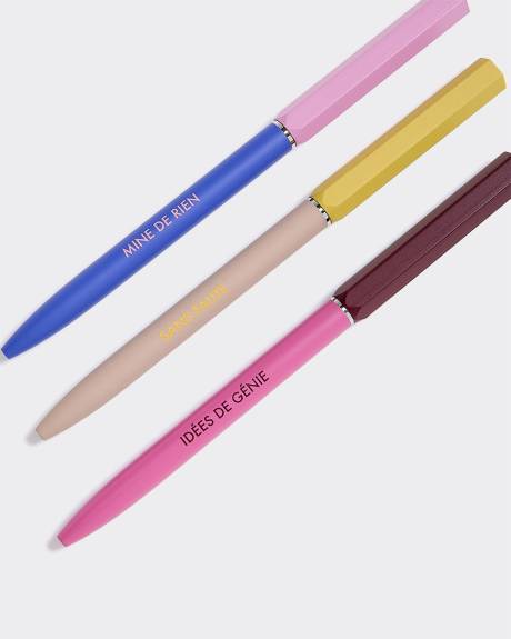 Stylos à bille avec citation