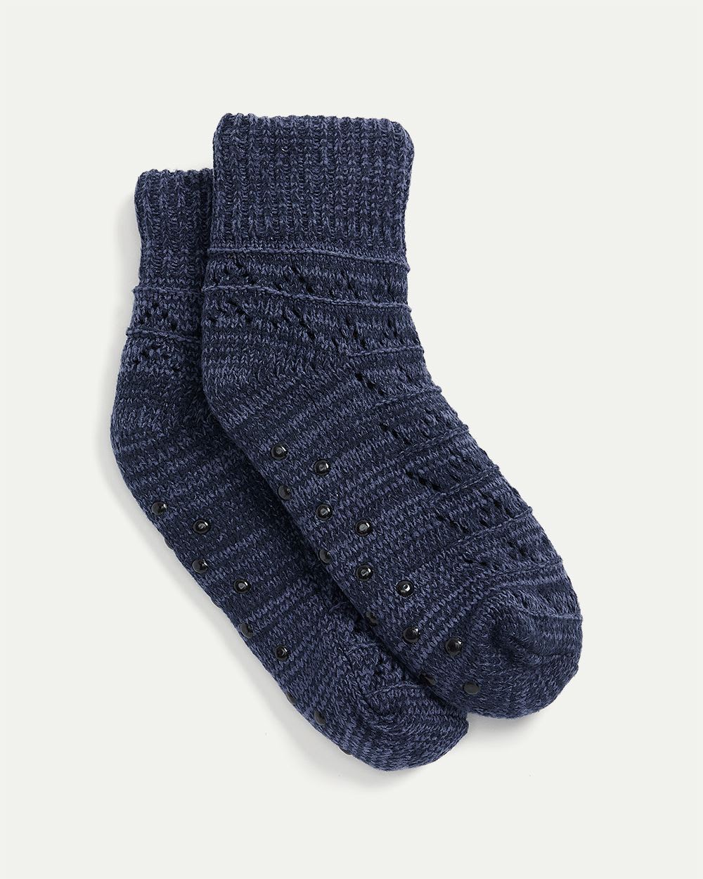 Lined Pointelle Socks