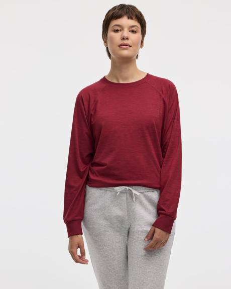 Long-Sleeve Crew-Neck Pullover - Dry-Lux (R) Hyba Essentials