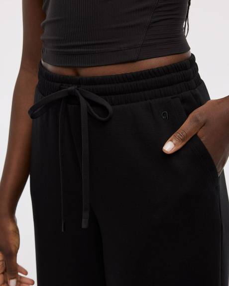 Pantalon court &agrave; jambe large - Hyba