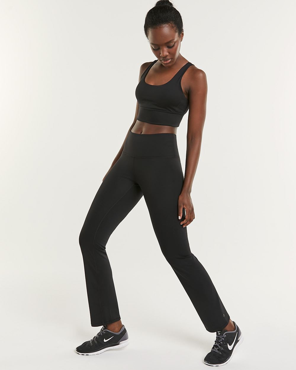 Recycled Polyester High Rise Straight Leg Pant Pulse Hyba