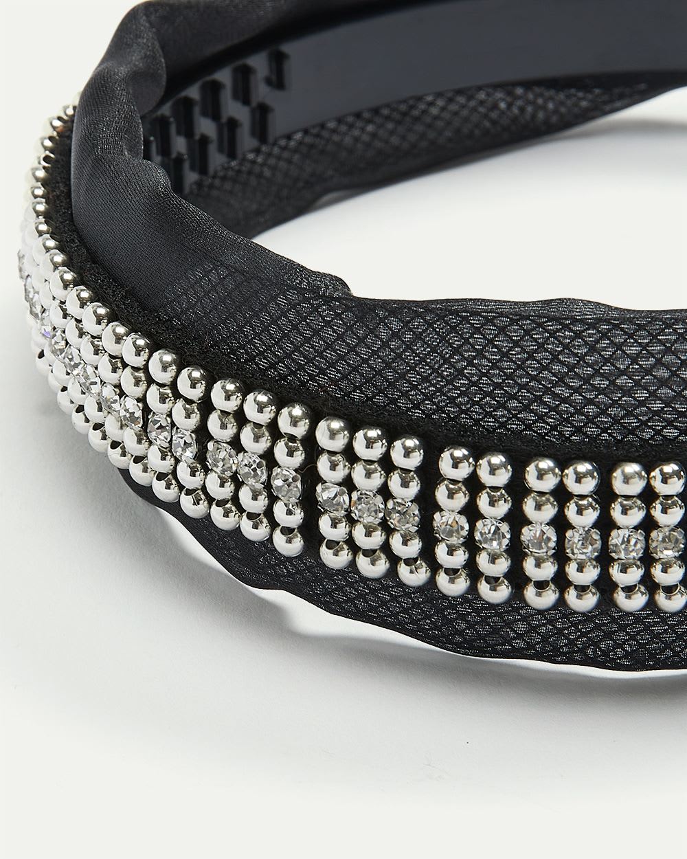 Headband with Silver Beads