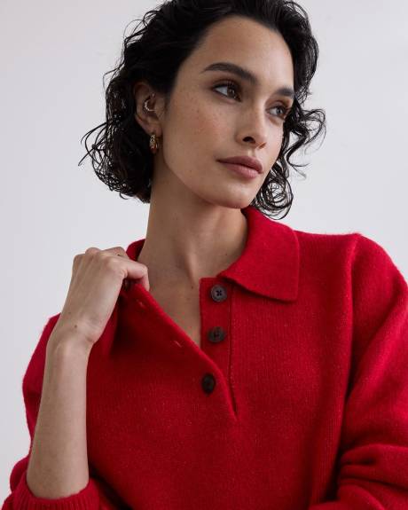 Polo &agrave; manches longues