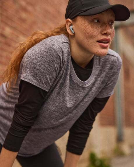 T-shirt à col rond et manches courtes - DRY-LUX (MD) Hyba Essentiels