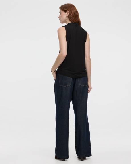 Haut sans manches à col V